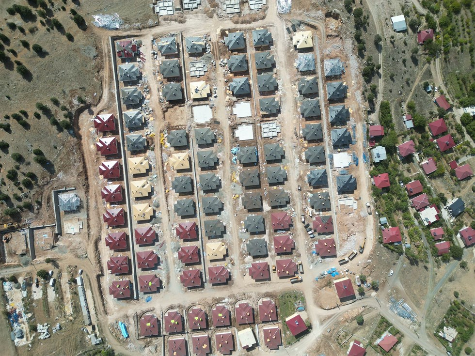 ERT Construction çelik ev projesi – tek katlı modern konut dış görünüm